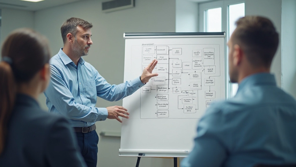 Фото профессионала, демонстрирующего иерархическую структуру информационной организации