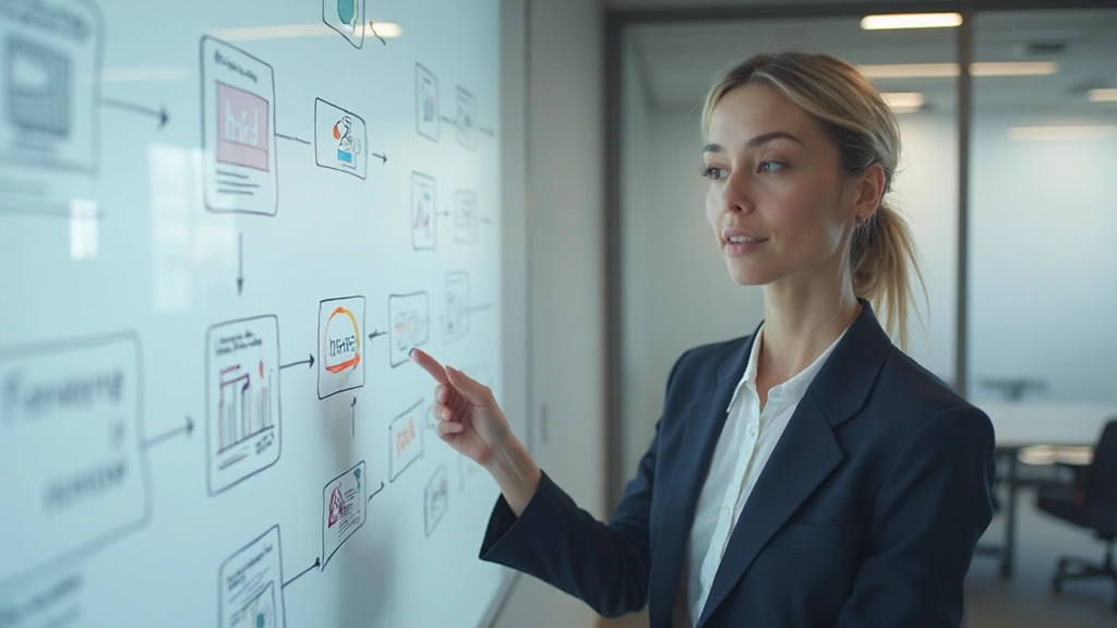 Фото профессионала, демонстрирующего иерархическую структуру и классификацию информации